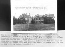 SA1389.7 - Shaker property, including two large houses that were eventually dismantled. The White Oak Club bought the property in 1903., Winterthur Shaker Photograph and Post Card Collection 1851 to 1921c